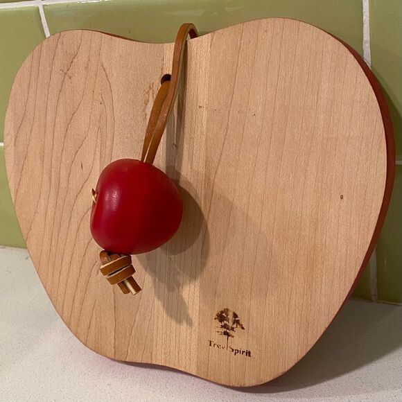 Tree Spirit Apple Cutting Board - Picture 3 of 5
